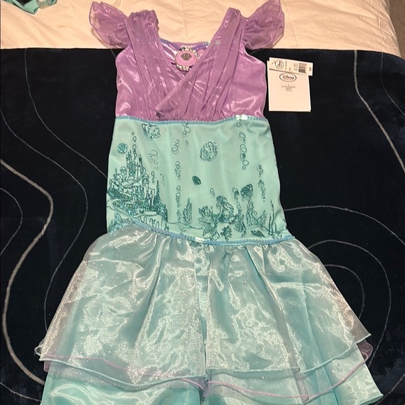 Disney Ariel Kids Costume - Purple and Blue - Picture 1 of 3